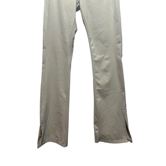 Carbon38 Kick Flare Pants Womens Small Beige High Rise Bootcut Pilates Workout - Picture 7 of 16